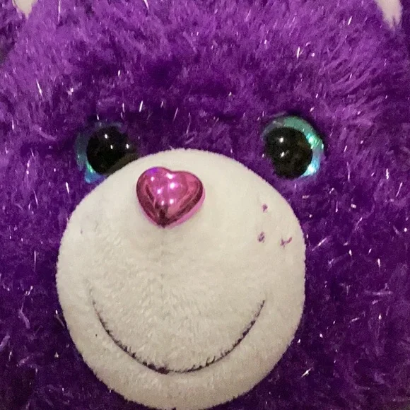 Care Bears 35th Anniversary Rainbow Heart Plush Bear - Picture 9 of 10